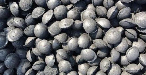 Briquetting coal coke